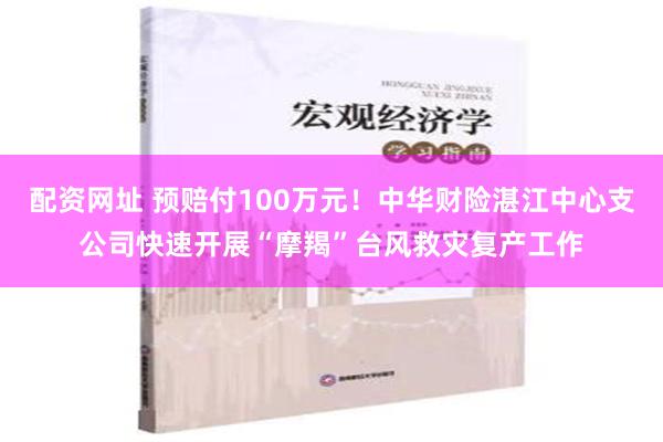 配资网址 预赔付100万元！中华财险湛江中心支公司快速开展“摩羯”台风救灾复产工作