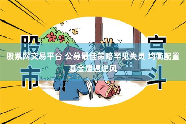 股票网交易平台 公募最佳策略罕见失灵 均衡配置基金遭遇逆风