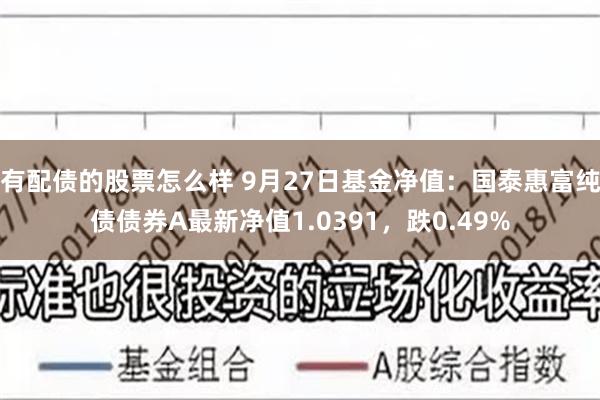 有配债的股票怎么样 9月27日基金净值：国泰惠富纯债债券A最新净值1.0391，跌0.49%