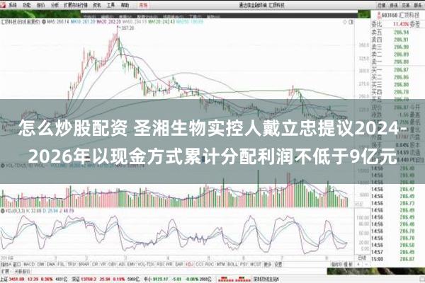 怎么炒股配资 圣湘生物实控人戴立忠提议2024-2026年以现金方式累计分配利润不低于9亿元