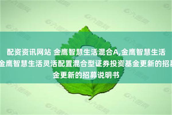 配资资讯网站 金鹰智慧生活混合A,金鹰智慧生活混合C: 金鹰智慧生活灵活配置混合型证券投资基金更新的招募说明书